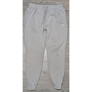Gymshark Pants Mens Tan Beige Joggers Sweatpants Athletic Drawstring Medium